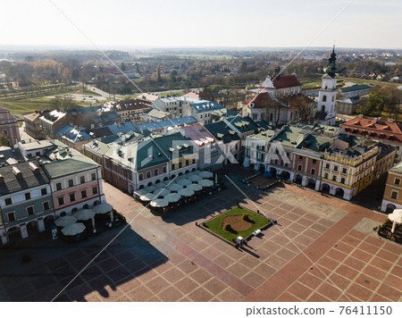 Town Hall at Great Market Square Rynek Wielki in Zamosc Town Hall at Great Market Square Rynek Wielki in Zamosc 76411150