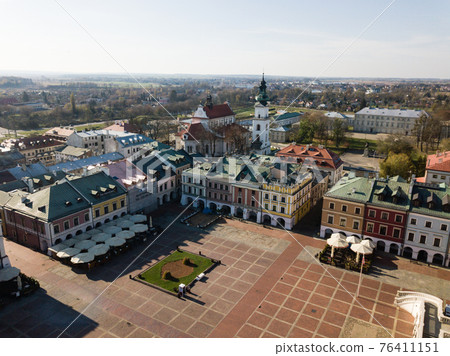 Town Hall at Great Market Square Rynek Wielki in Zamosc Town Hall at Great Market Square Rynek Wielki in Zamosc 76411151