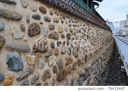 Stone wall on the south side of Dejima Stone wall on the south side of Dejima 76412497