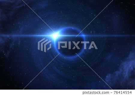 Black Hole Devours Star. Black Hole Devours Star. 76414554