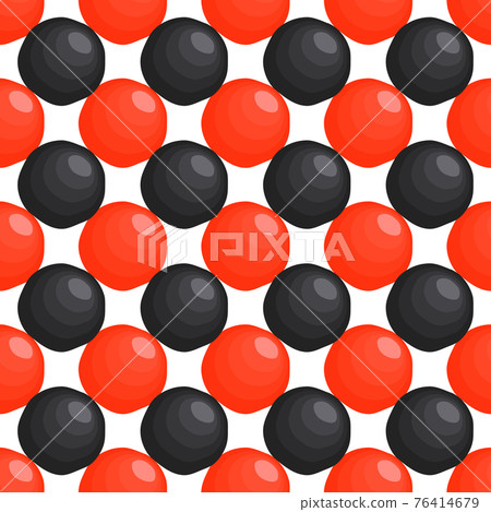 Illustration on theme big pattern identical types fish caviar Illustration on theme big pattern identical types fish caviar 76414679