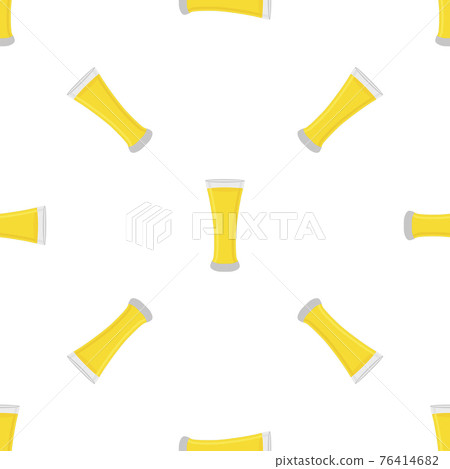 Illustration on theme big colored lemonade in glass cup 76414682