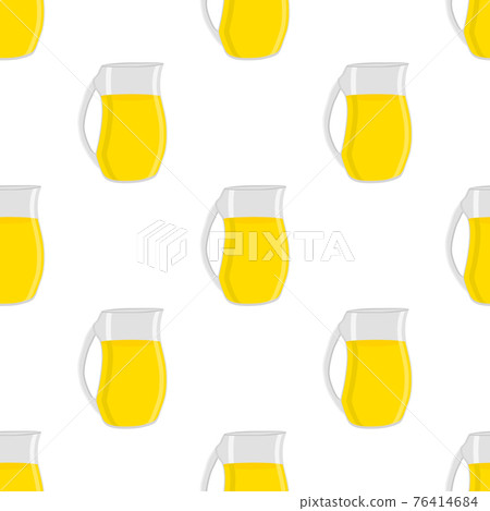 Illustration on theme big colored lemonade in glass jug Illustration on theme big colored lemonade in glass jug 76414684