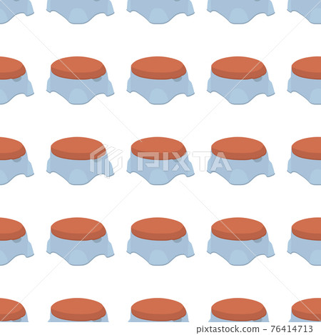 Abstract seamless plastic baby pots with comfortable handle 76414713