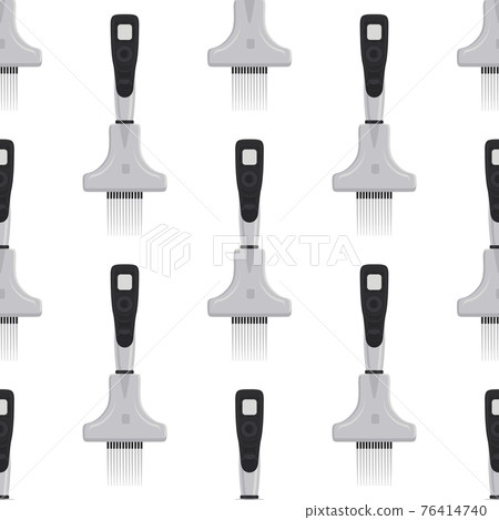 Abstract seamless medical pipette, dropper for laboratory on white background Abstract seamless medical pipette, dropper for laboratory on white background 76414740