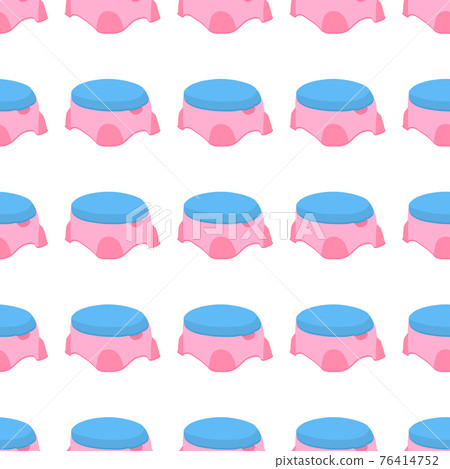 Abstract seamless plastic baby pots with comfortable handle 76414752