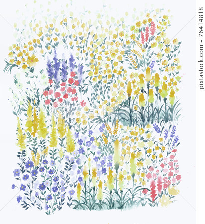  Colorful floral material combinations and design elements 76414818