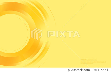 Abstract circles yellow background vector illustration  76415541