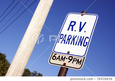 RV Parking Sign 76416656