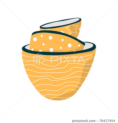 Vector illustration. Empty flat plates. Modern kitchen bowls. Vector illustration. Empty flat plates. Modern kitchen bowls. 76417954