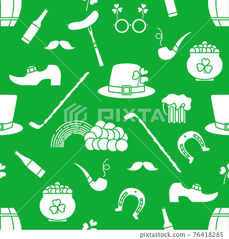 Vector Pattern St. Patrick's Day Ireland Irish 76418285