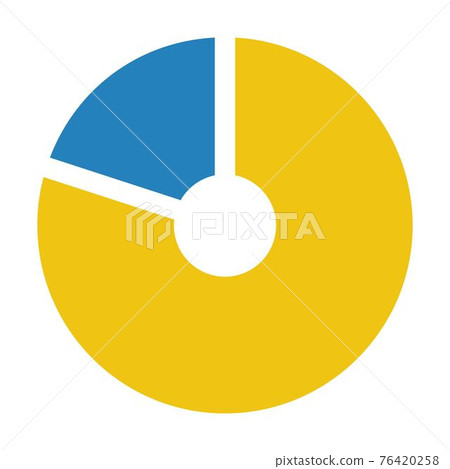 Pie chart icon vector graph diagram symbol for... - Stock Illustration ...