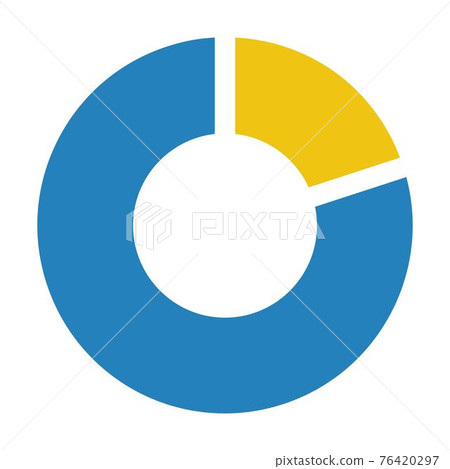 Pie chart icon vector graph diagram symbol for... - Stock Illustration ...