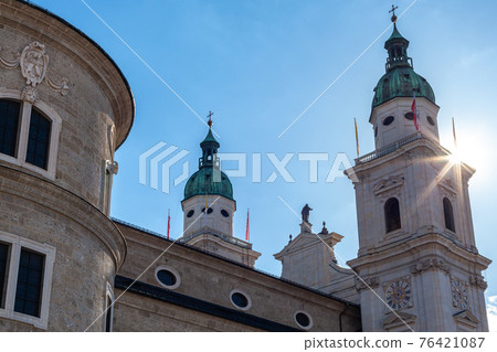 panorama of the Austrian city of Salzburg panorama of the Austrian city of Salzburg 76421087