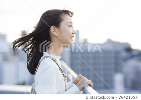 Junior high school high school girl youth student 76421357