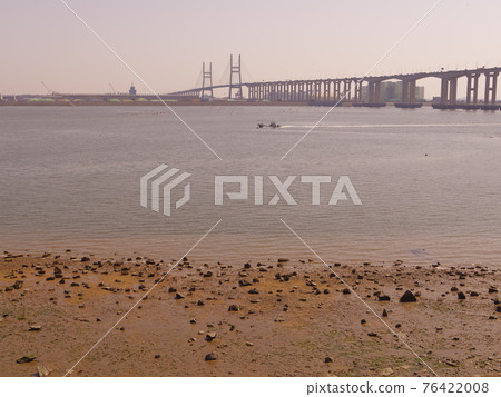 Seohae Grand Bridge. West Coast Expressway. Pier. Sea 76422008