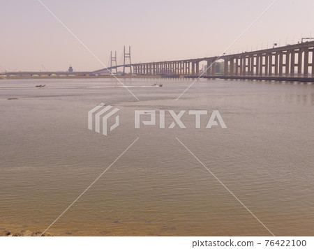 西岸高速公路、西海大橋、橋墩、橋塔 76422100