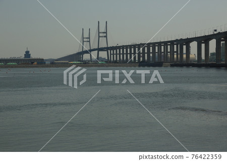 West Coast Expressway. West Sea Bridge. Main tower. Expressway 76422359