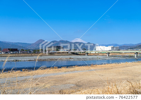 Kanagawa Ashigara Plain Cityscape around Sakawa River 76422577