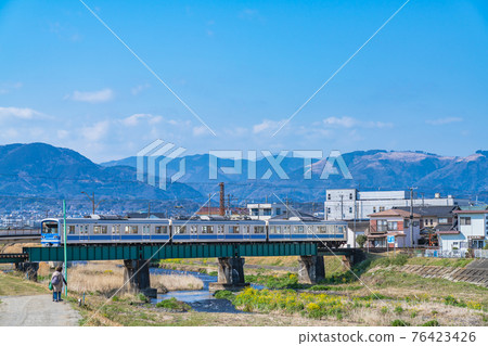 Kanagawa Minamiashigara City Karikawa Bridge and Daioyama Line 76423426