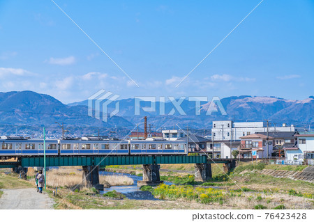 Kanagawa Minamiashigara City Karikawa Bridge and Daioyama Line 76423428