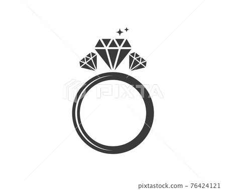 ring diamond vector illustration design 76424121