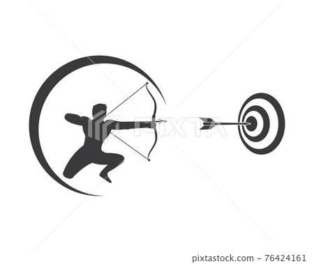Arrow archery icon vector illustration Logo Template Arrow archery icon vector illustration Logo Template 76424161