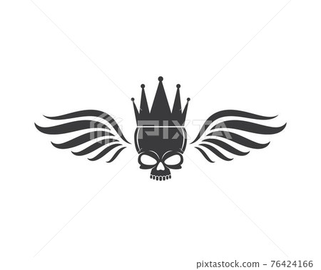 skull bone logo vector illustration skull bone logo vector illustration 76424166