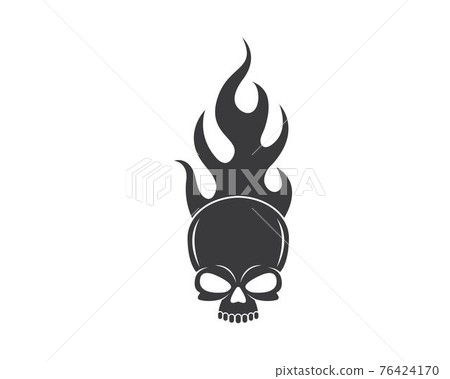 skull bone logo vector illustration skull bone logo vector illustration 76424170
