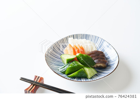 Assorted rice bran pickles Assorted rice bran pickles 76424381