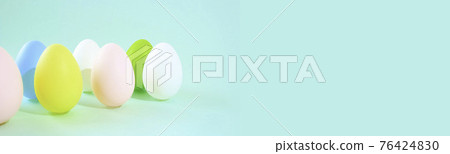 時尚的複活節彩蛋：復活節形象 76424830