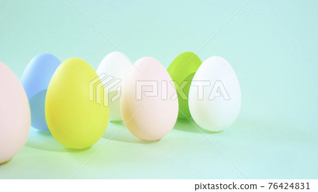 時尚的複活節彩蛋：復活節形象 76424831