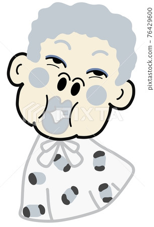 An aunt who disguises herself as a teru teru bozu and begs for rain An aunt who disguises herself as a teru teru bozu and begs for rain 76429600