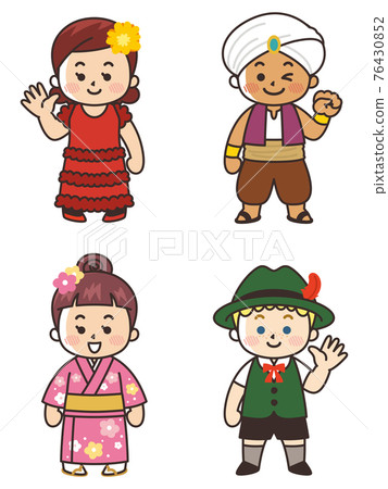 Children of the world, race, nationality, peace 76430852