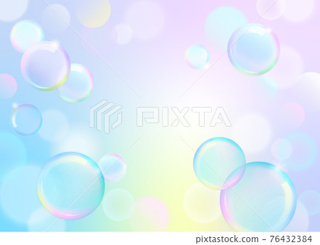 肥皂泡_背景漸變 76432384