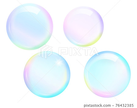 Soap bubbles_no background 76432385