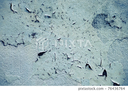 Wall texture with peeling white paint 76436764