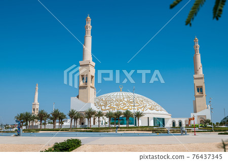 Sheikh Khalifa Bin Zayed mosque in Al Ain city of the Abu Dhabi Emirate Sheikh Khalifa Bin Zayed mosque in Al Ain city of the Abu Dhabi Emirate 76437345