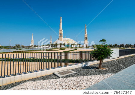 Sheikh Khalifa Bin Zayed mosque in Al Ain city of the Abu Dhabi Emirate Sheikh Khalifa Bin Zayed mosque in Al Ain city of the Abu Dhabi Emirate 76437347