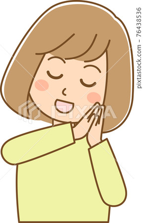 Illustration of an enchanted woman 76438536