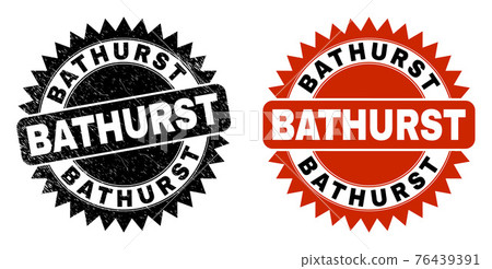 BATHURST Black Rosette Seal with Scratched Surface BATHURST Black Rosette Seal with Scratched Surface 76439391