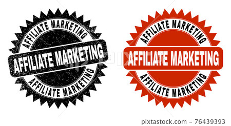 AFFILIATE MARKETING Black Rosette Watermark with Corroded Texture AFFILIATE MARKETING Black Rosette Watermark with Corroded Texture 76439393