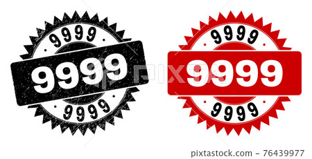 9999 Black Rosette Watermark with Corroded Texture 9999 Black Rosette Watermark with Corroded Texture 76439977