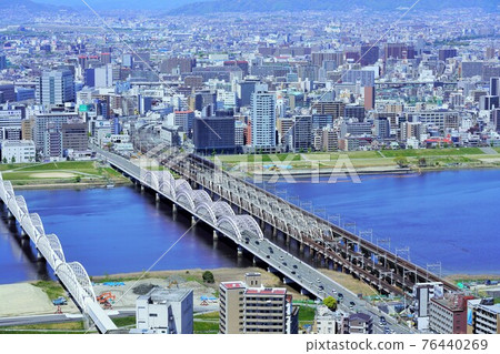 從梅田藍天大廈眺望（淀川地區） 76440269