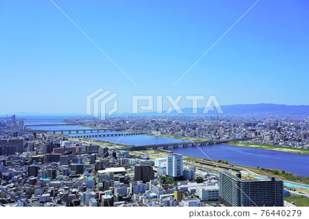 從梅田藍天大廈眺望(淀川地區) 從梅田藍天大廈眺望(淀川地區) 76440279