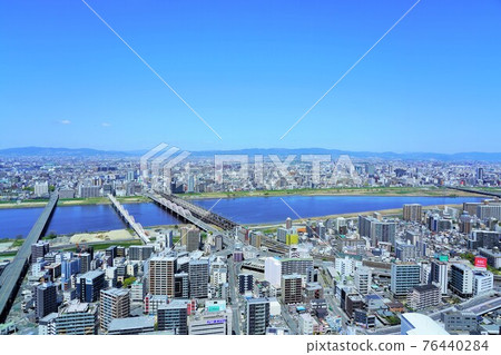 從梅田藍天大廈眺望（淀川地區） 76440284