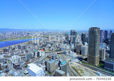 從梅田藍天大廈眺望(淀川地區) 從梅田藍天大廈眺望(淀川地區) 76440288