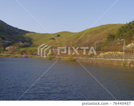 Gaesimsa Temple. Munsu Temple. Spring Flowers 76440487