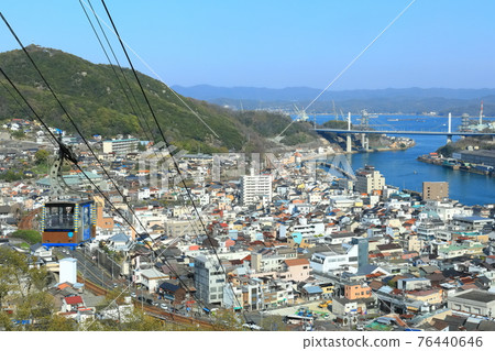 [Hiroshima Prefecture] Senkoji Mountain Ropeway and Onomichi Townscape 76440646