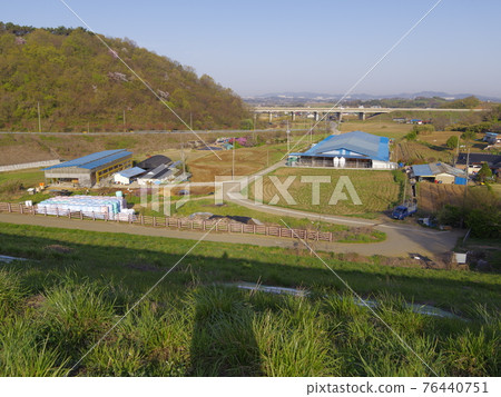 Gaesimsa Temple Munsu Temple Chungnam Spring  Stock Photo  